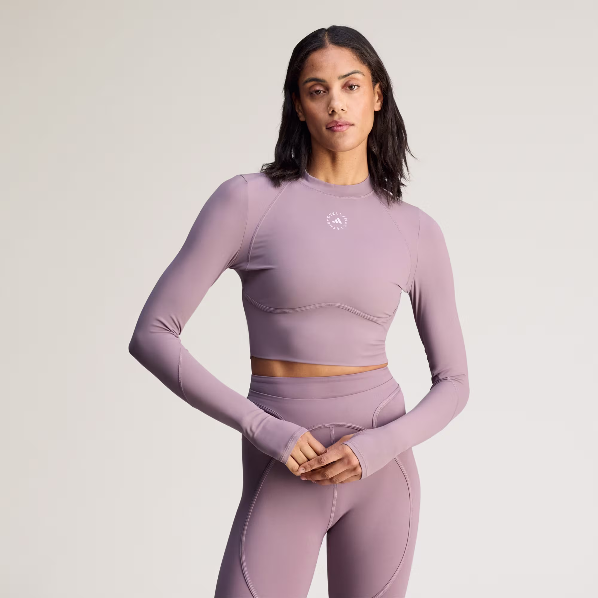 adidas by Stella McCartney Training Longsleeve Crop - Image 2